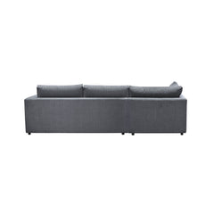 Taylor Left Sectional in Asphalt Grey - sectional by LH Imports - Whats New Furniture Portland OR