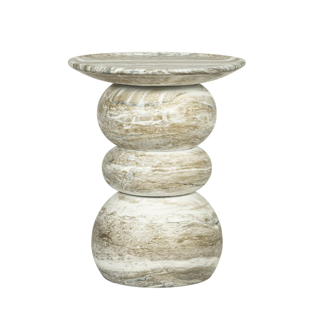 Temple Side Table in Grey Mist - side table by LH Imports - Whats New Furniture Portland OR