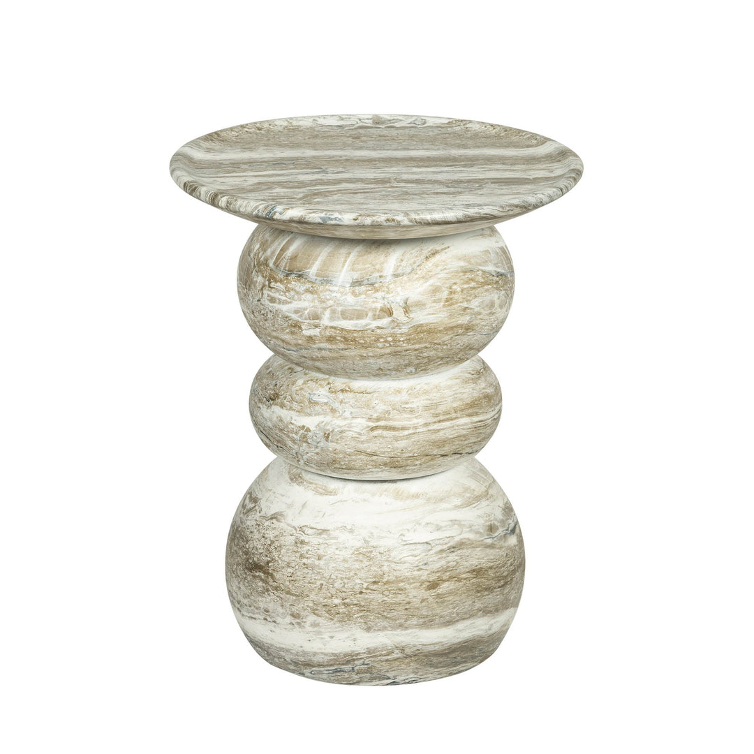 Temple Side Table in Grey Mist - side table by LH Imports - Whats New Furniture Portland OR