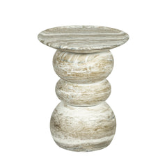 Temple Side Table in Grey Mist - side table by LH Imports - Whats New Furniture Portland OR