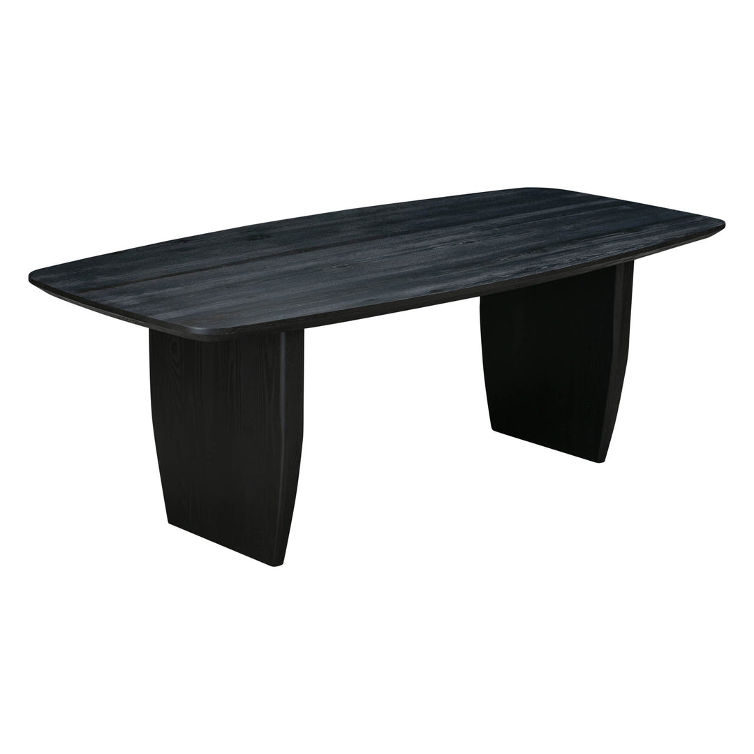 Tonic Dining Table in Black Oak - dining table by LH Imports - Whats New Furniture Portland OR