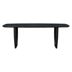 Tonic Dining Table in Black Oak - dining table by LH Imports - Whats New Furniture Portland OR