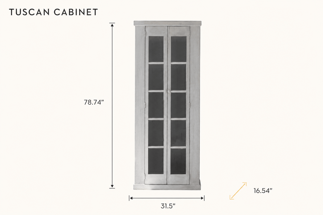 Tuscan Cabinet dimensions - What&