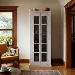Tuscan Cabinet styled in Portland Hawthorne Craftsmbungalow living room - Whats New Furniture