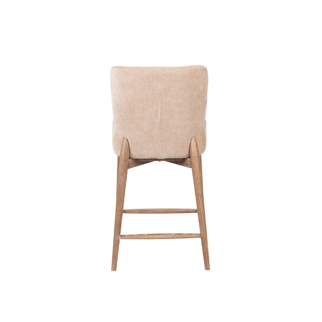 Uffizi Counter Stool - Champagne Chenille - Whats New Furniture Portland OR