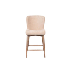 Uffizi Counter Stool - Champagne Chenille - Whats New Furniture Portland OR
