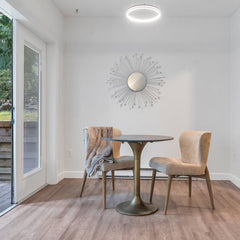 Uffizi Dining Chair - Champagne Chenille - Whats New Furniture Portland OR