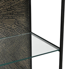 Venus Bookcase in Black - bookcase by LH Imports - Whats New Furniture Portland OR