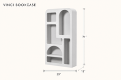 Vinci Bookcase dimensions - What&