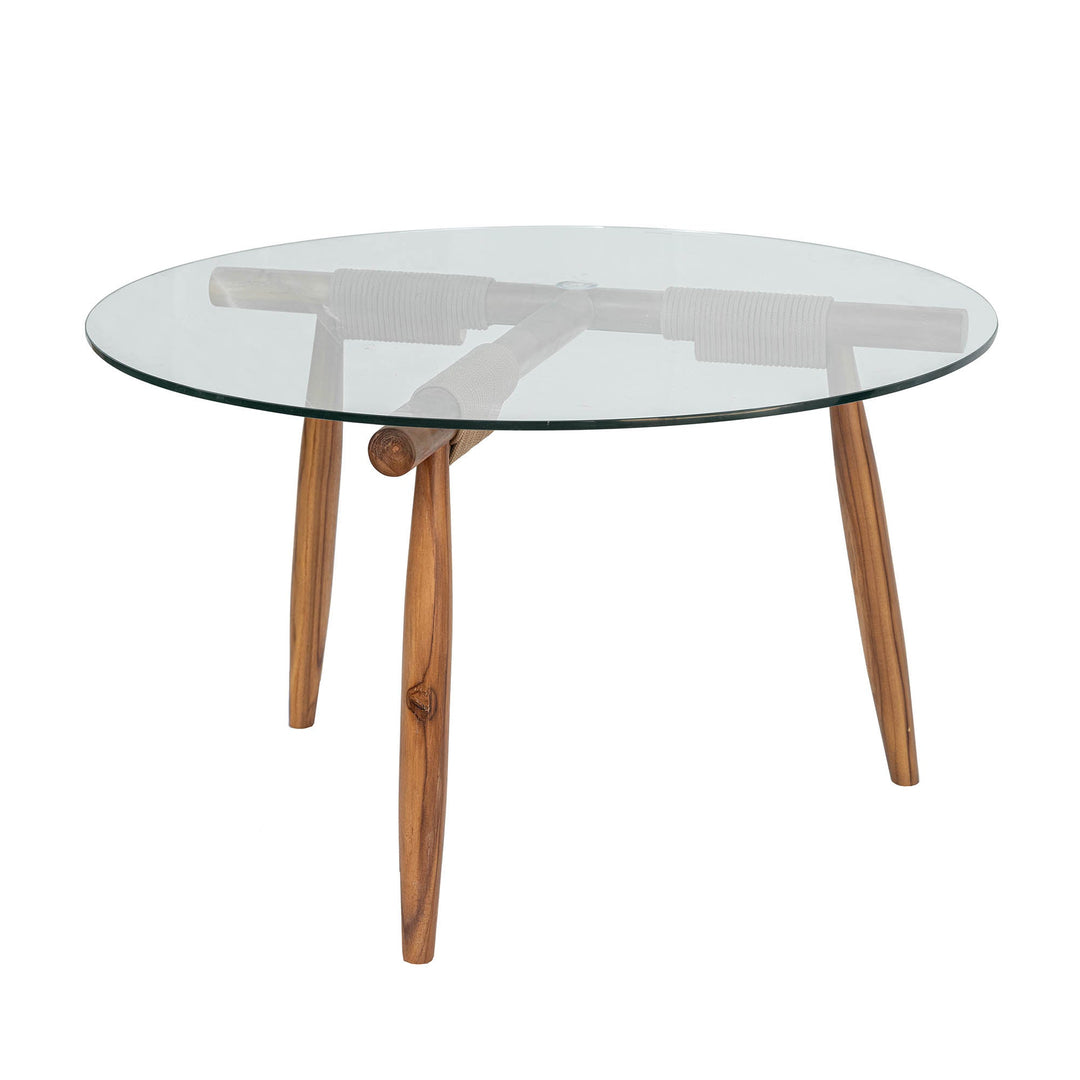 Vineyard Outdoor Round Coffee Table - coffee table by LH Imports - Whats New Furniture Portland OR