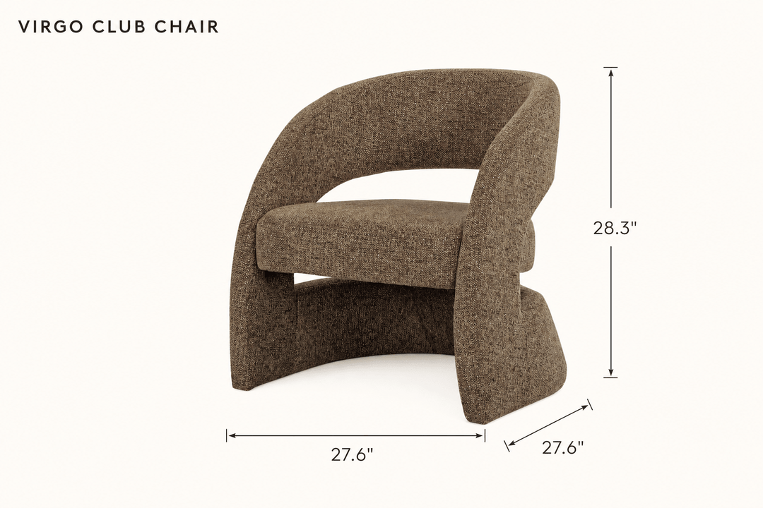 Virgo Club Chair dimensions - What&