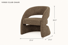 Virgo Club Chair dimensions - What&