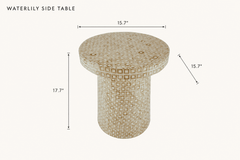 Waterlily Side Table dimensions - What&