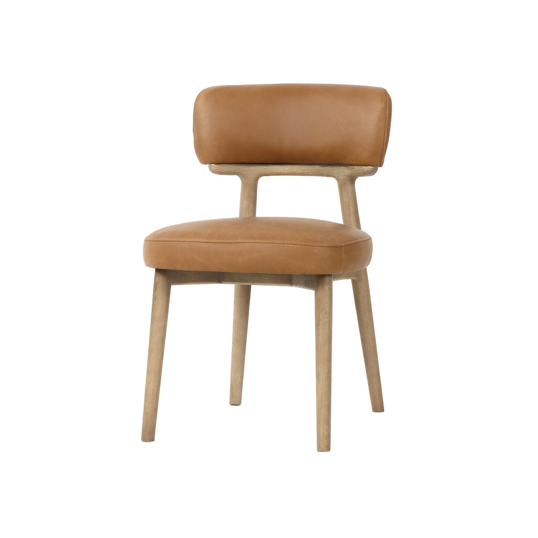 Willow Dining Chair in Tawny Leather - dining chair by LH Imports - Whats New Furniture Portland OR