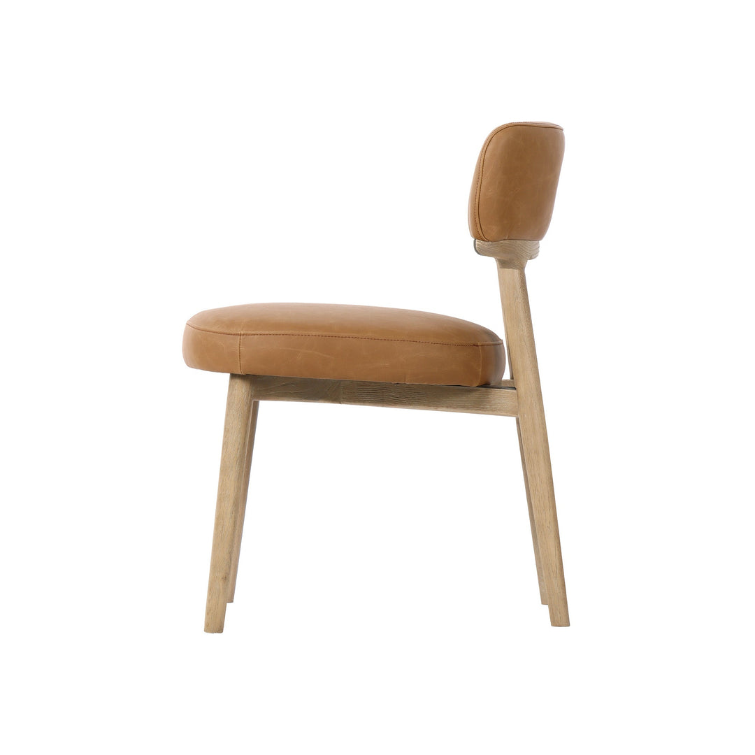 Willow Dining Chair in Tawny Leather - dining chair by LH Imports - Whats New Furniture Portland OR