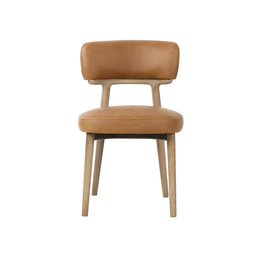 Willow Dining Chair in Tawny Leather - dining chair by LH Imports - Whats New Furniture Portland OR
