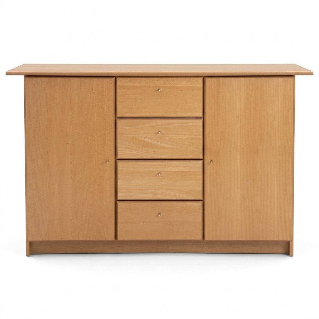 Light Brown Mid-Century Sideboard - consignment furniture Portland