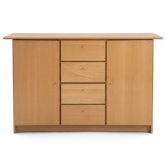 Light Brown Mid-Century Sideboard - consignment furniture Portland
