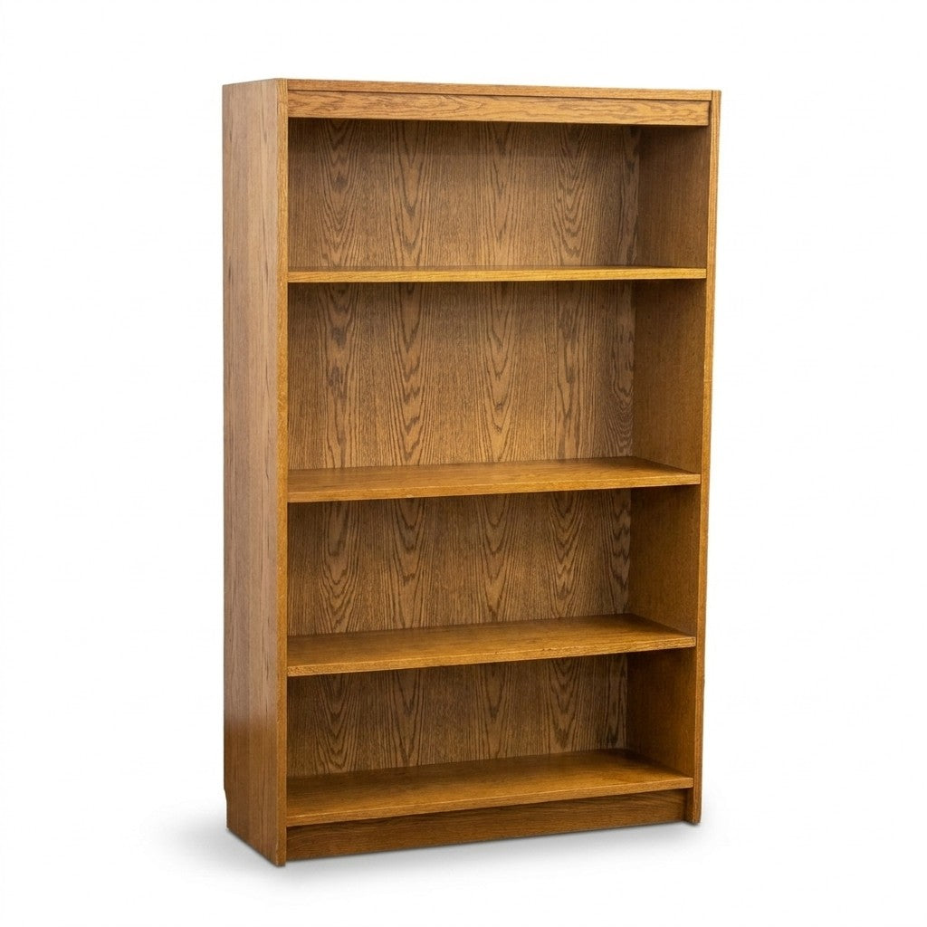 Light Oak Mid-Century Bookcase - view 2