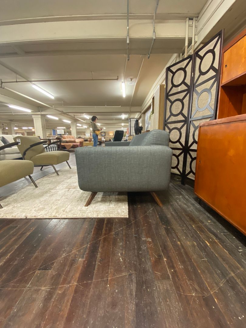 Locally Made Mid - Century Modern Sofa detail view 3 - Whats New Furniture - Portland, Oregon