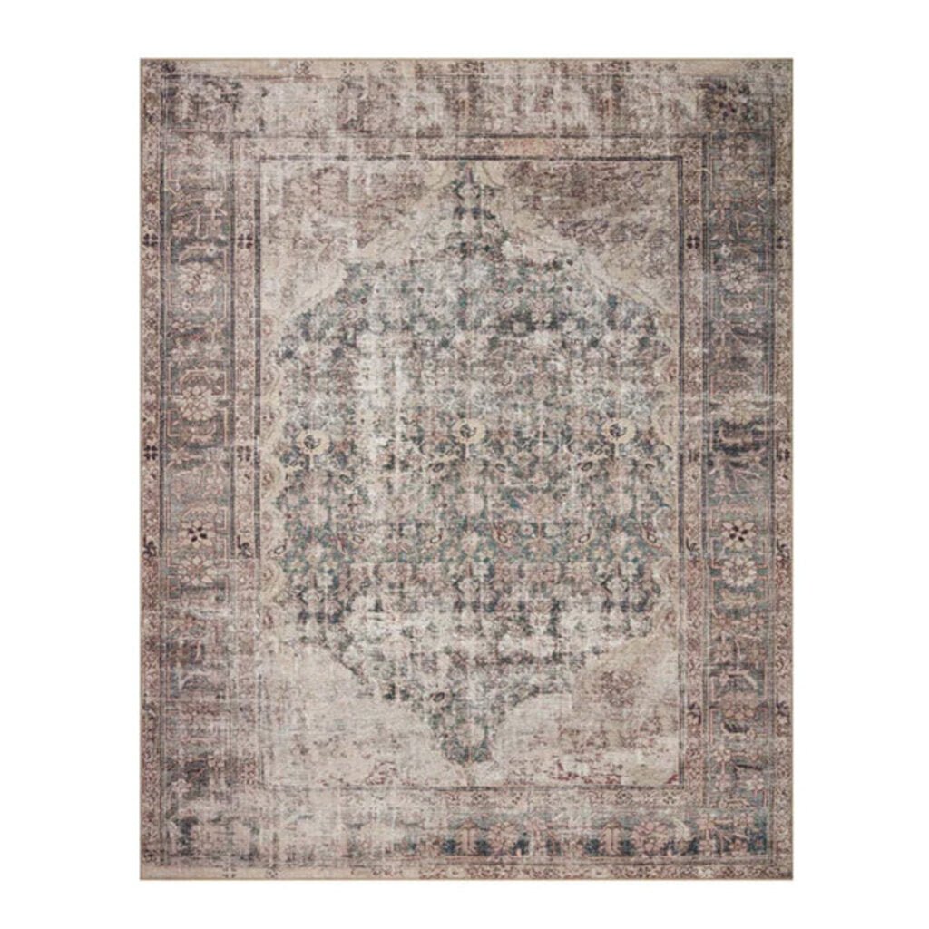 Georgie Rug in Lagoon/Beige - Whats New Furniture - Portland, Oregon