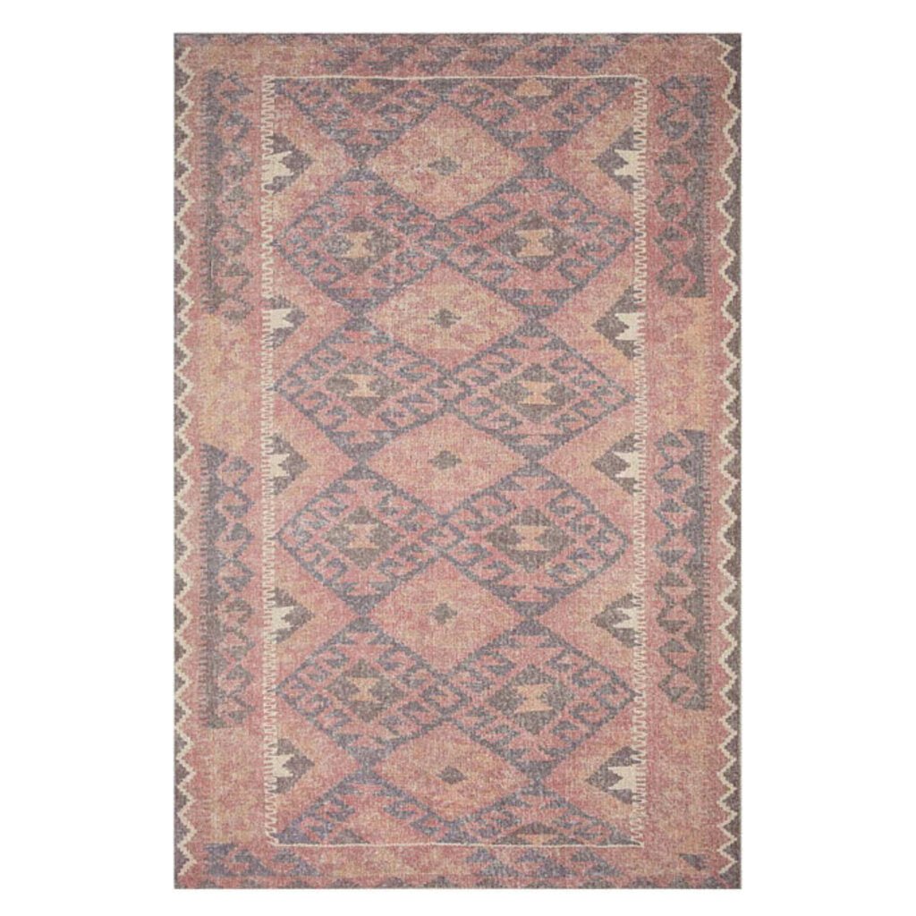 Rug in Red/Navy - Whats New Furniture - Portland, Oregon