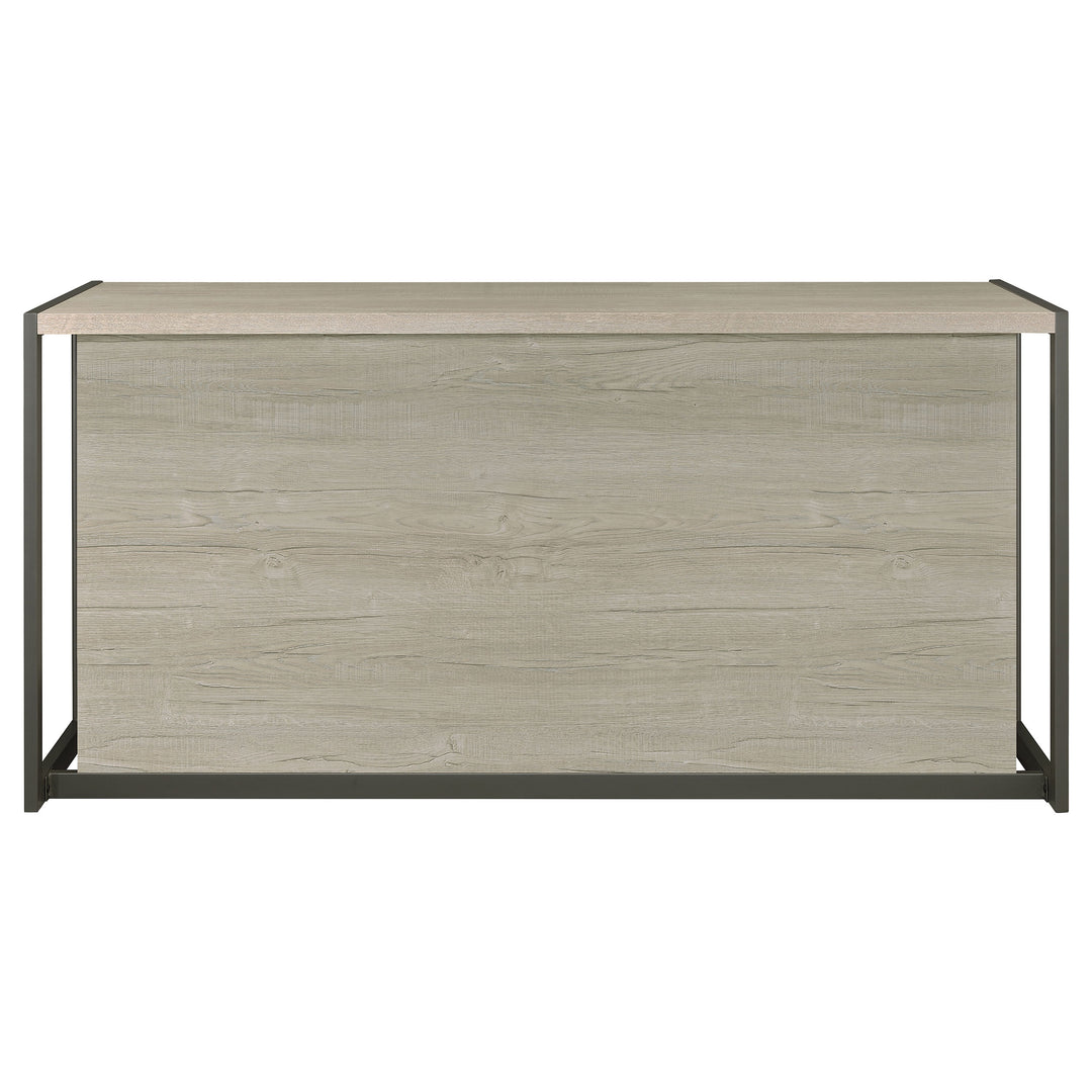 Loomis 60-inch 4-drawer Computer Desk Whitewashed Grey - What&