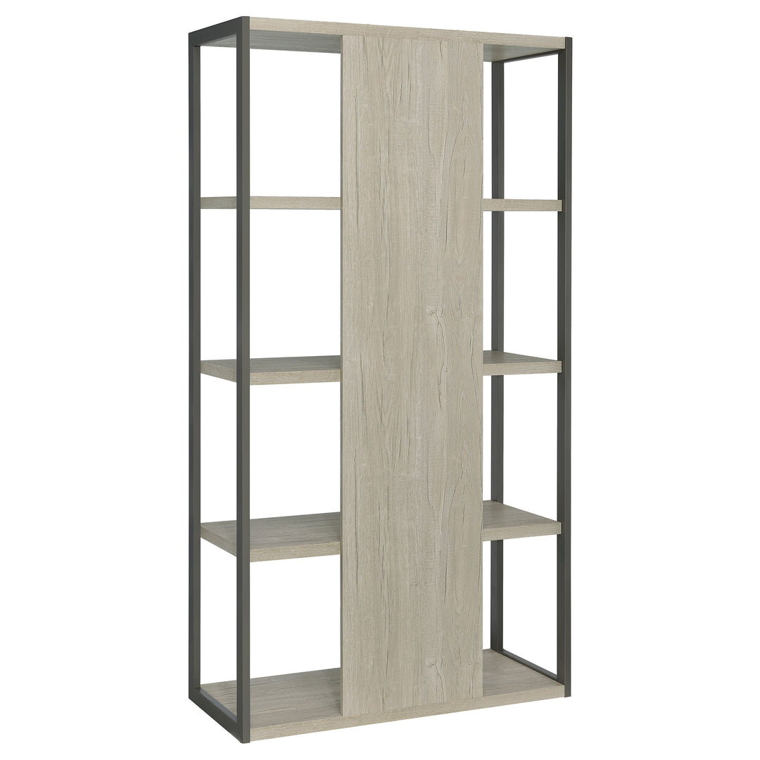 Loomis 72-inch 4-shelf Bookshelf Whitewashed Grey - What&