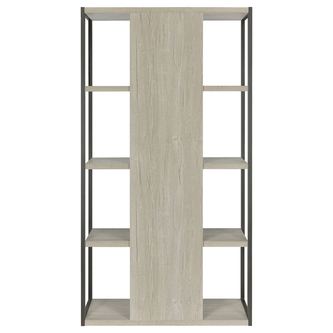 Loomis 72-inch 4-shelf Bookshelf Whitewashed Grey - What&