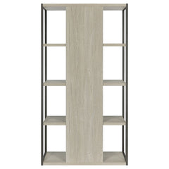 Loomis 72-inch 4-shelf Bookshelf Whitewashed Grey - What&