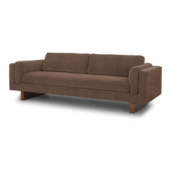 Lovejoy 3-Seater Sofa in Danny Brown side angle - three-seat sofa private label - Whats New Furniture Portland OR