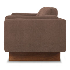 Lovejoy 3-Seater Sofa in Danny Brown side view - three-seat sofa private label - Whats New Furniture Portland OR