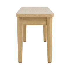 Lumina Bench in Natural side view - oak dining bench by LH Imports - Whats New Furniture Portland OR