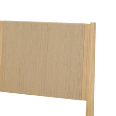 Lumina Queen Bed Frame in Natural back view - natural queen bed frame by LH Imports - Whats New Furniture Portland OR