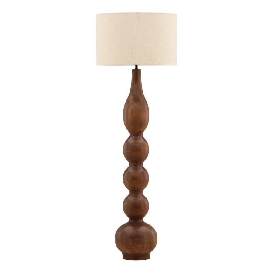 Lumira Floor Lamp Brown by Dovetail - product view
