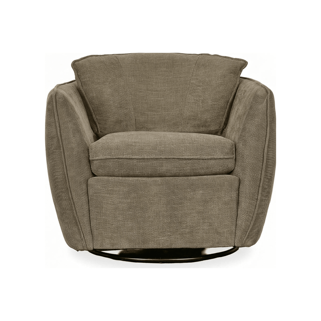 Luna Swivel-Glider Chair in Avery Safari - Pacific Northwest swivel glider chair by Stylus - Whats New Furniture Portland OR