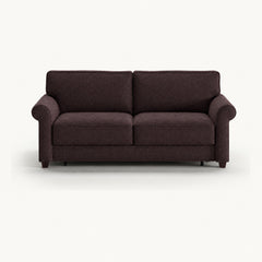 Casey Queen Sleeper Sofa in Luna 29 — closed sofa, front view - queen sleeper sofa by Luonto - Whats New Furniture Portland OR