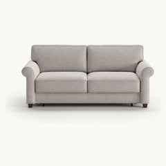Casey Queen Sleeper Sofa in Oasis 01 — closed sofa, front view - queen sleeper sofa by Luonto - Whats New Furniture Portland OR
