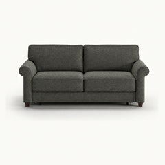 Casey Queen Sleeper Sofa in Oliver 515 — closed sofa, front view - queen sleeper sofa by Luonto - Whats New Furniture Portland OR
