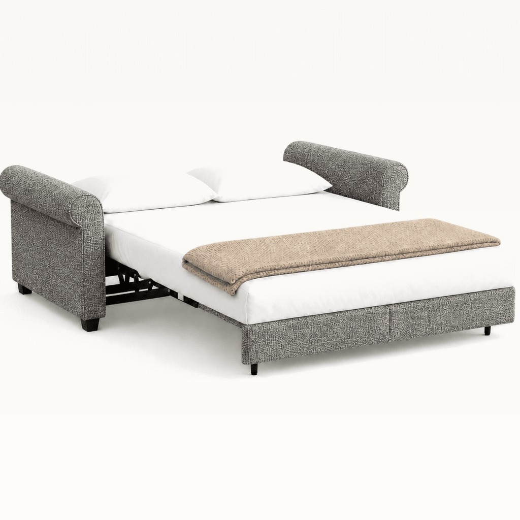 Casey Queen Sleeper Sofa Rene 03 bed extended studio view