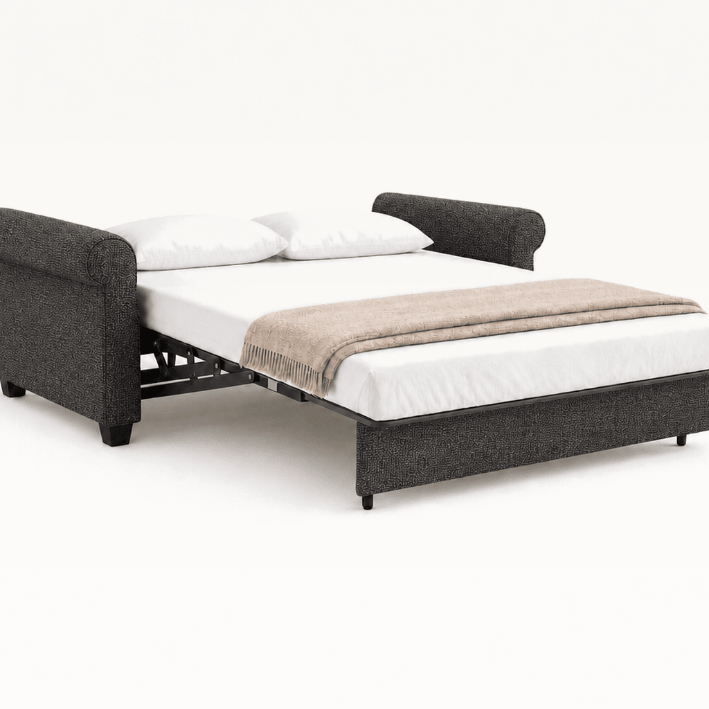 Casey Queen Sleeper Sofa Rene 04 bed extended studio view