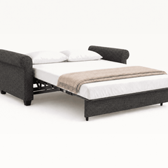 Casey Queen Sleeper Sofa Rene 04 bed extended studio view