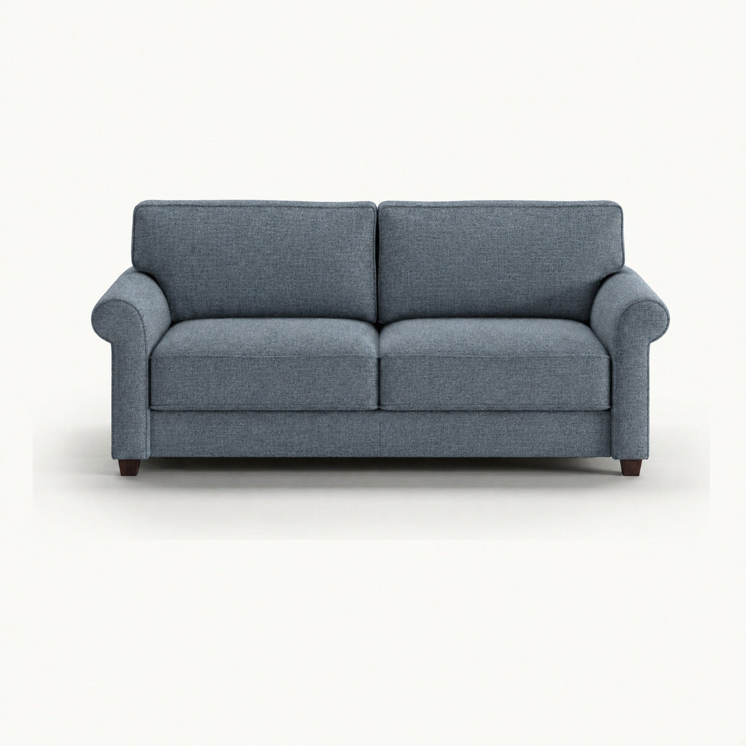 Casey Queen Sleeper Sofa in Zaro 72 — closed sofa, front view - queen sleeper sofa by Luonto - Whats New Furniture Portland OR