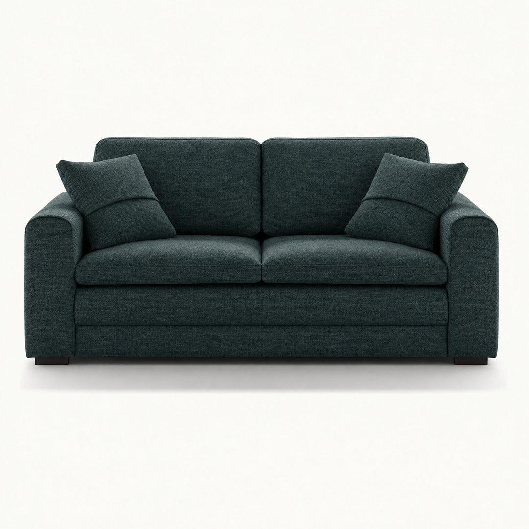 Cove Queen Sleeper Sofa in Glamour 12 — closed sofa, front view - queen sleeper sofa by Luonto - Whats New Furniture Portland OR