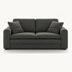 Cove Queen Sleeper Sofa in Oliver 515 — closed sofa, front view - queen sleeper sofa by Luonto - Whats New Furniture Portland OR