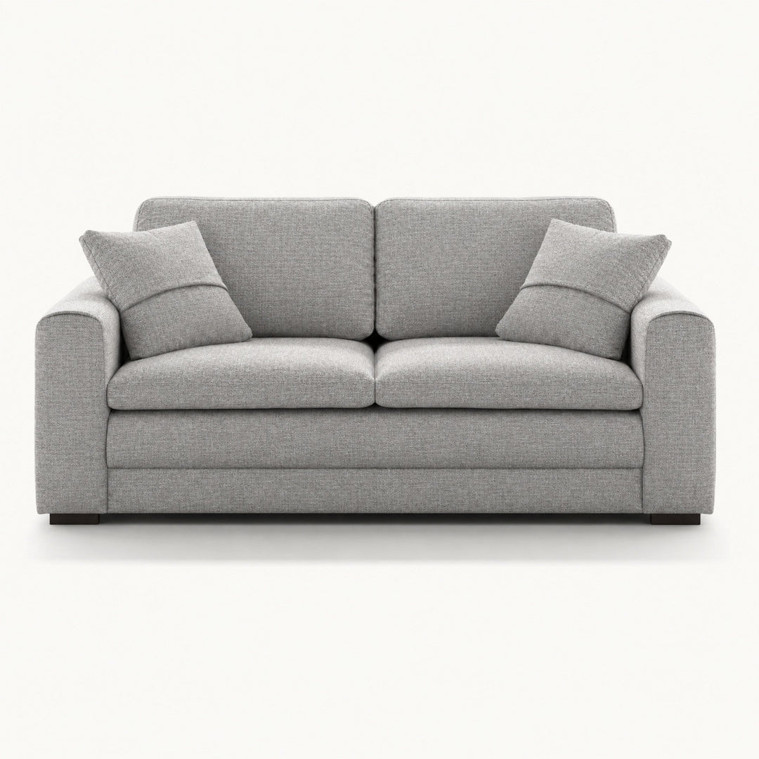 Cove Queen Sleeper Sofa in Rene 01 — closed sofa, front view - queen sleeper sofa by Luonto - Whats New Furniture Portland OR