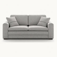 Cove Queen Sleeper Sofa in Rene 01 — closed sofa, front view - queen sleeper sofa by Luonto - Whats New Furniture Portland OR