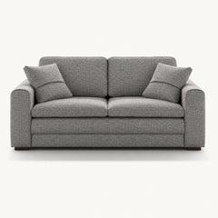 Cove Queen Sleeper Sofa in Rene 03 — closed sofa, front view - queen sleeper sofa by Luonto - Whats New Furniture Portland OR