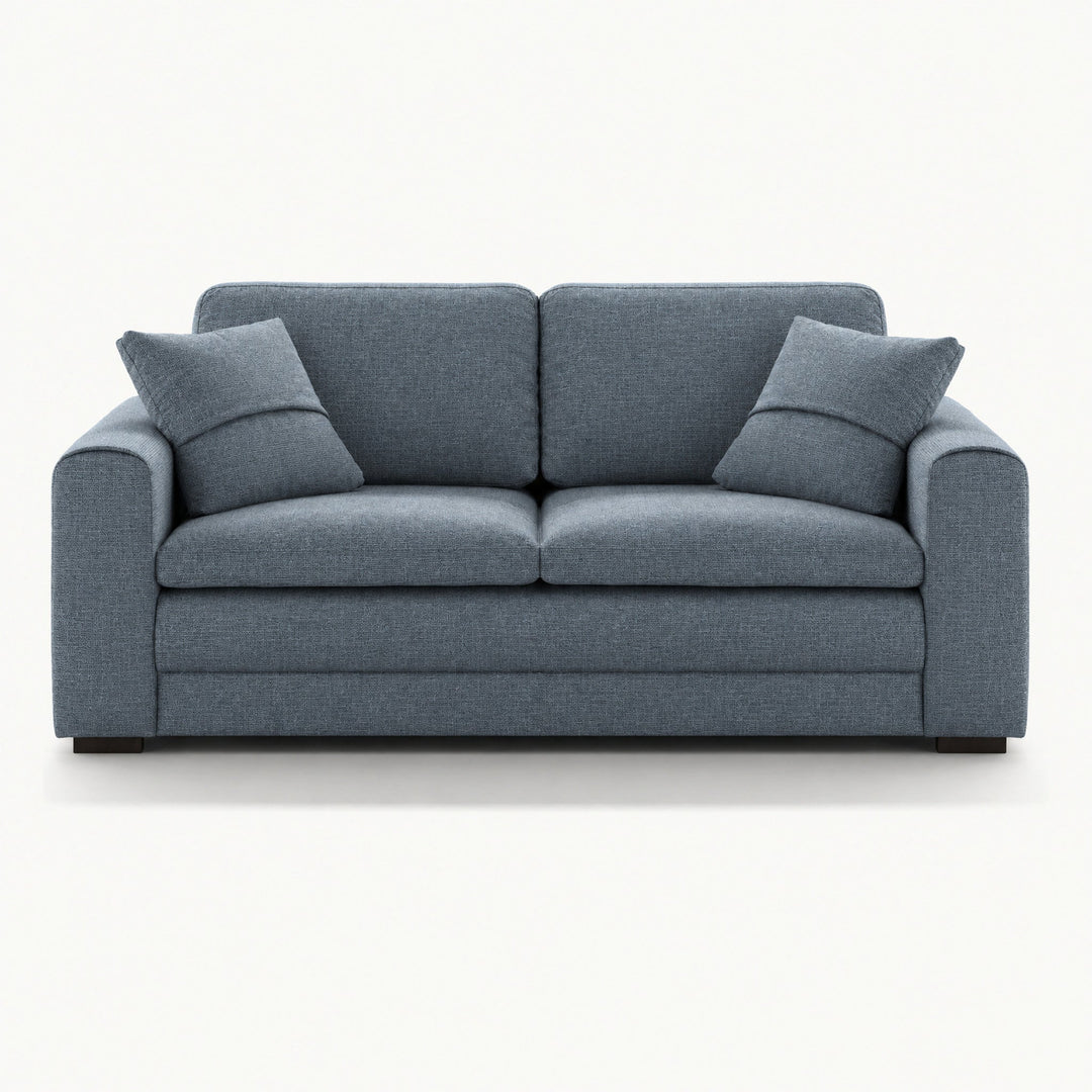 Cove Queen Sleeper Sofa in Zaro 72 — closed sofa, front view - queen sleeper sofa by Luonto - Whats New Furniture Portland OR