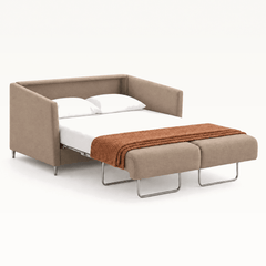 Erika Queen Sleeper Sofa Oasis 01 bed extended studio view